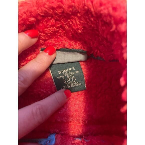 L.L. Bean polartec high pile berber full zip fleece size large - Picture 8 of 10